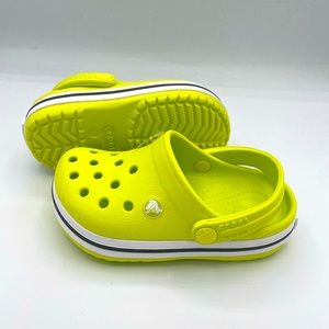Yellow Boys Crocs size 7c